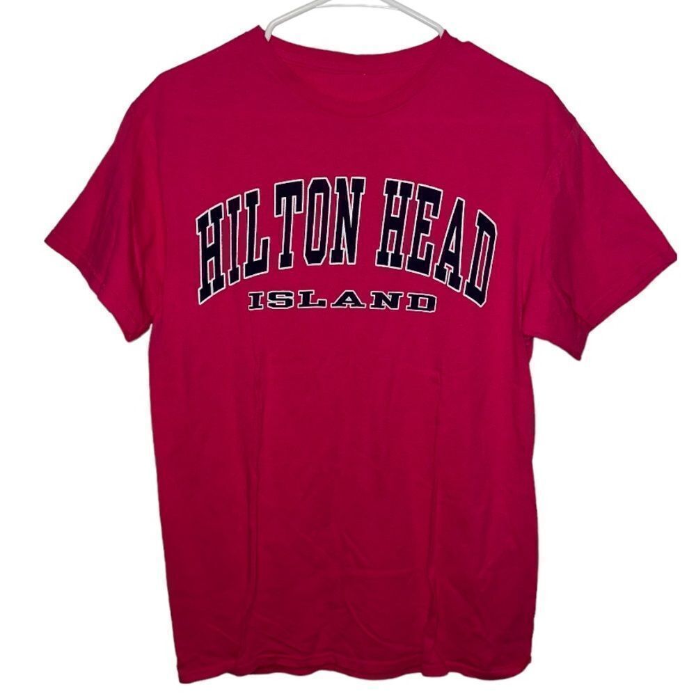 Pink Hilton Head South Carolina Graphic T-shirt
